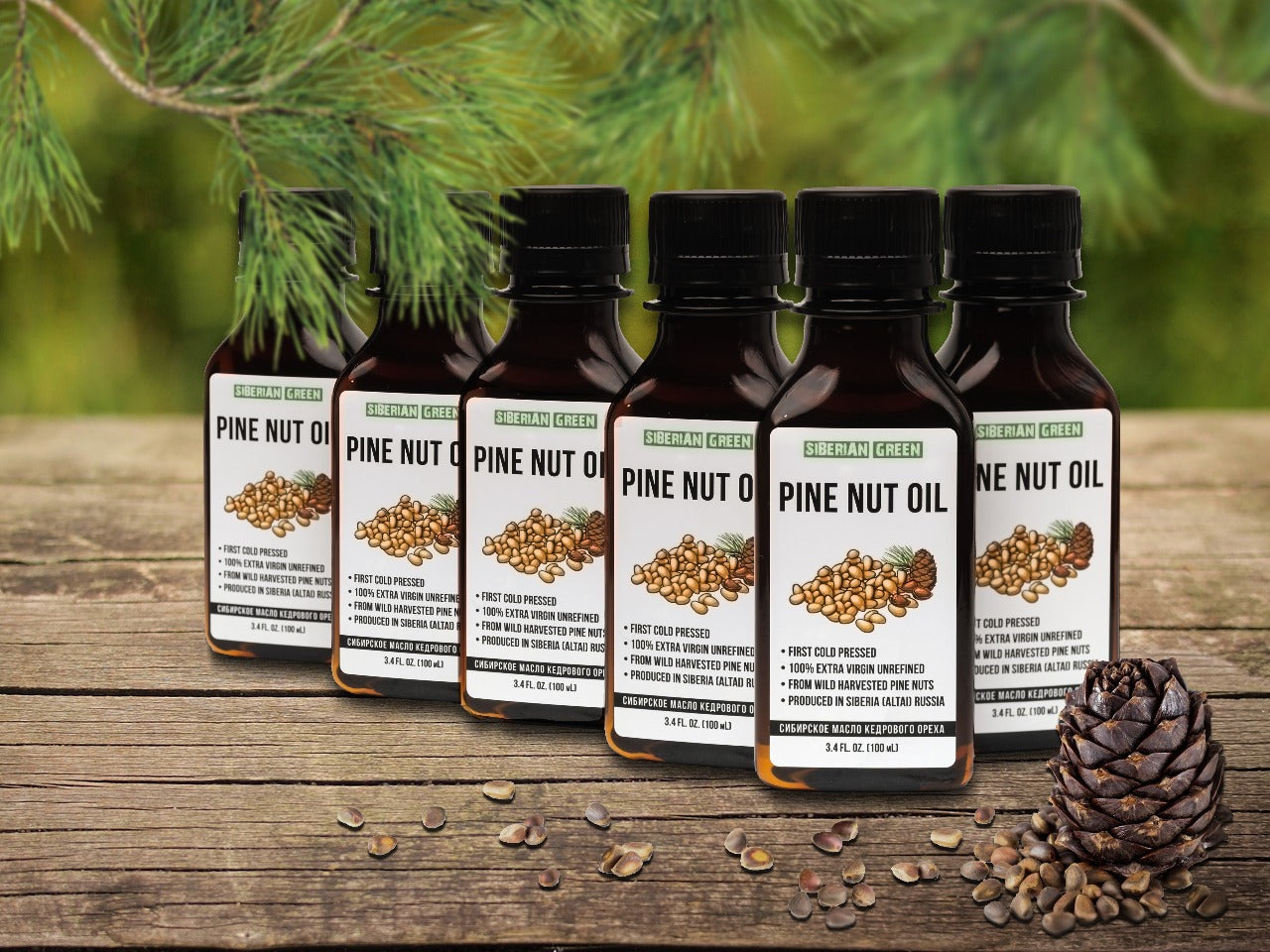 Natural Siberian pine nut  oil
