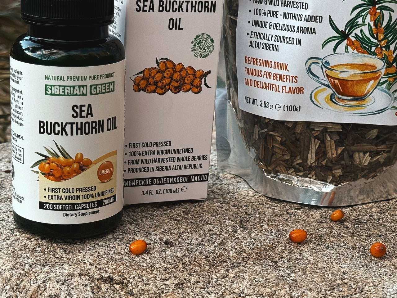 Cold-pressed sea buckthorn oil Australia