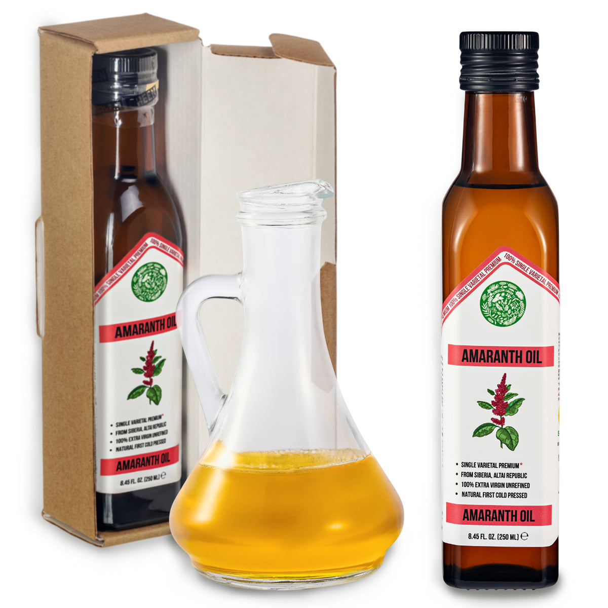 Siberian Green Amaranth Oil – 250ml Cold Pressed | Premium Skin &amp; Wellness Oil