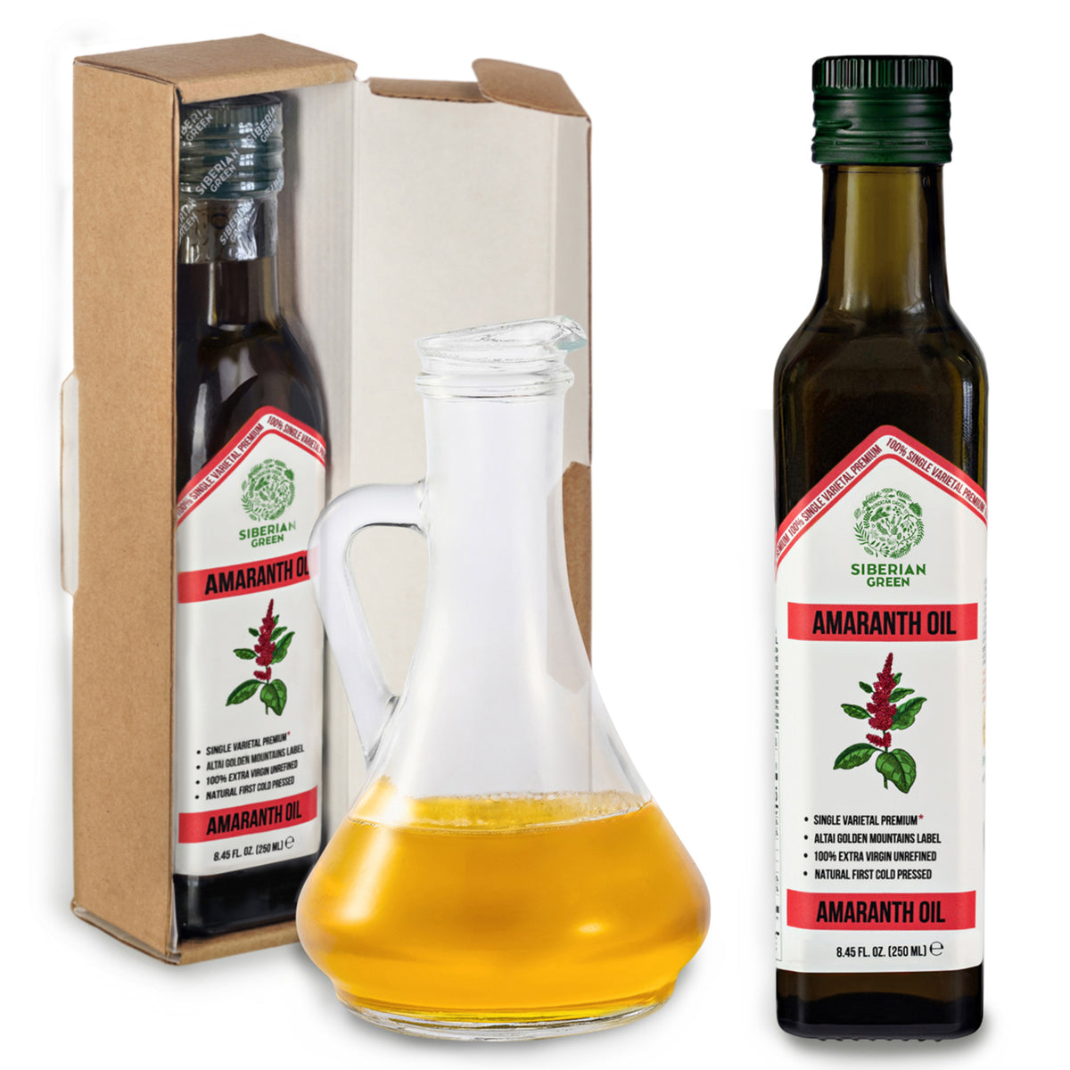 Siberian Green Amaranth Oil – 250ml Cold Pressed | Premium Skin & Wellness Oil