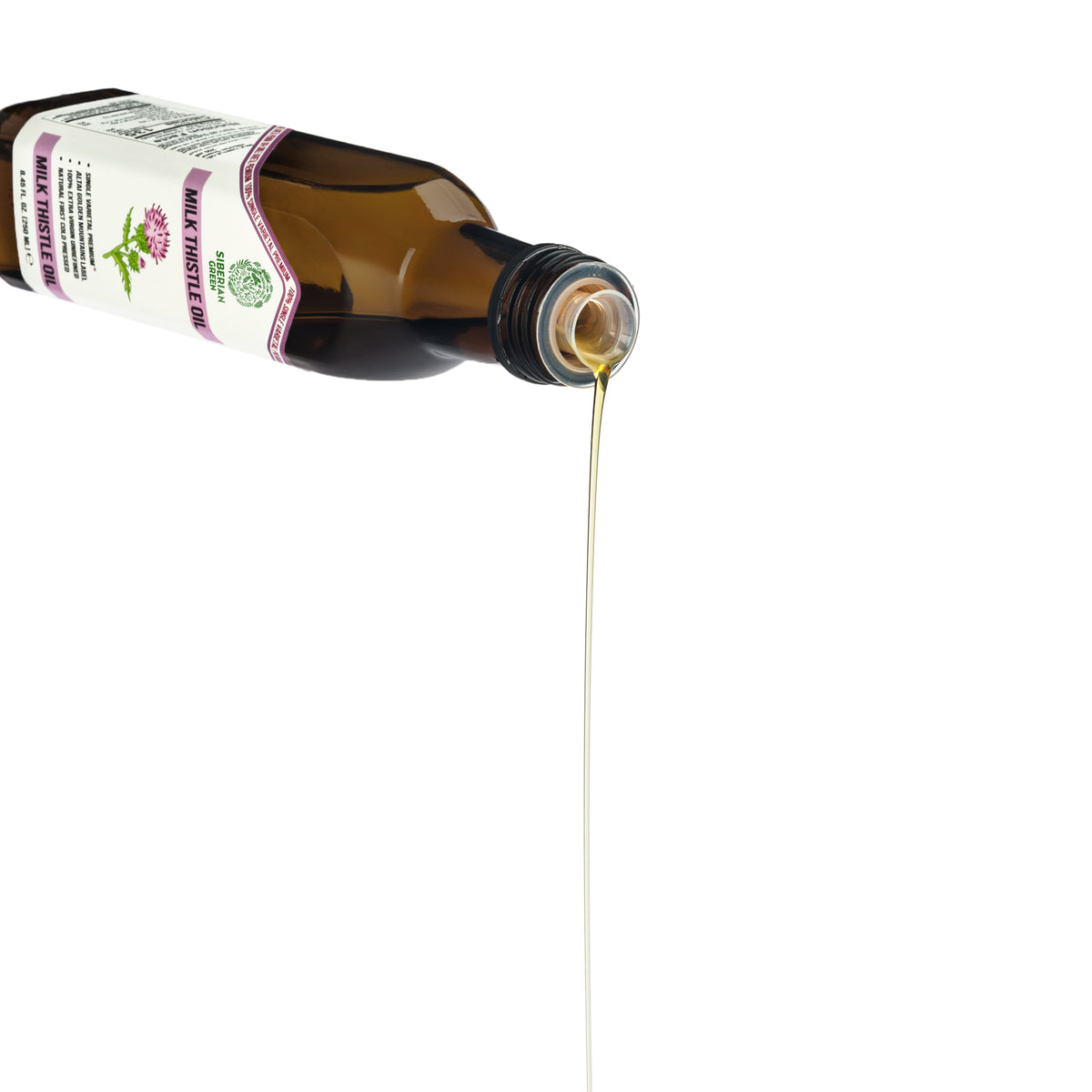 Siberian Green Milk Thistle Oil – 250 ml Extra Virgin
