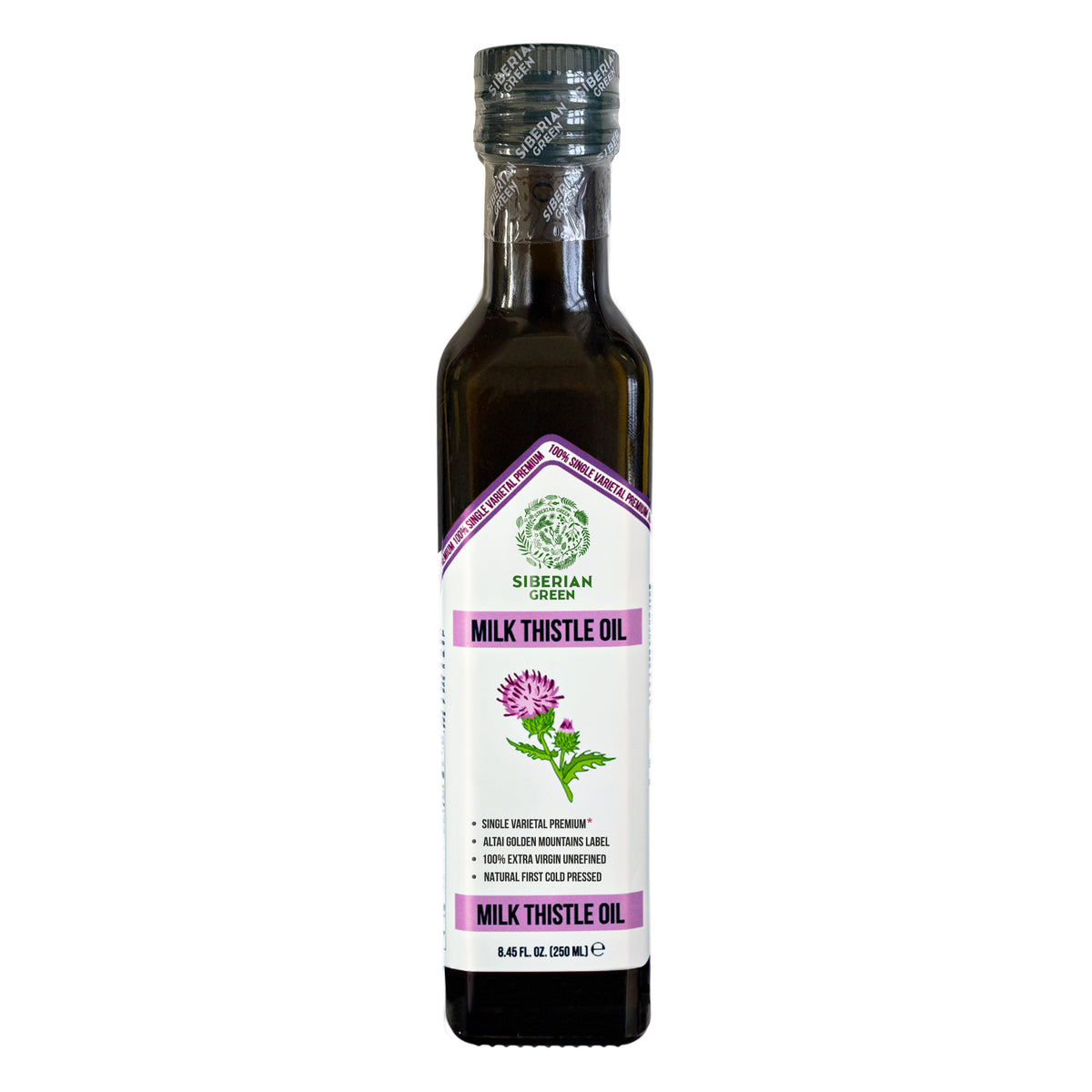 Siberian Green Milk Thistle Oil – 250 ml Extra Virgin