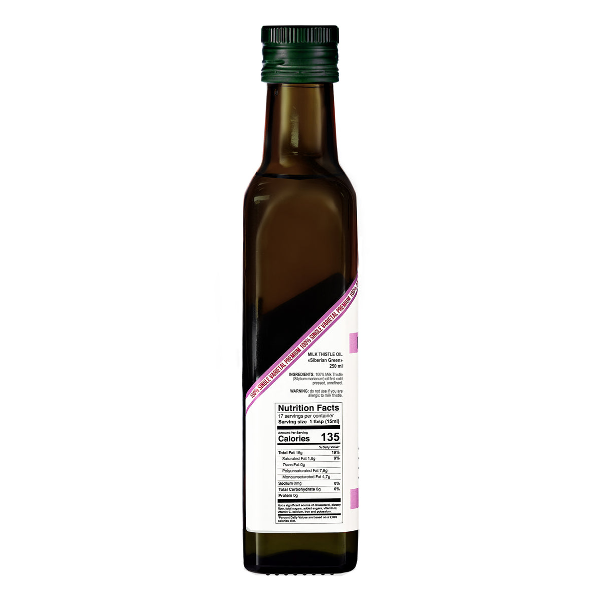 Siberian Green Milk Thistle Oil – 250 ml Extra Virgin