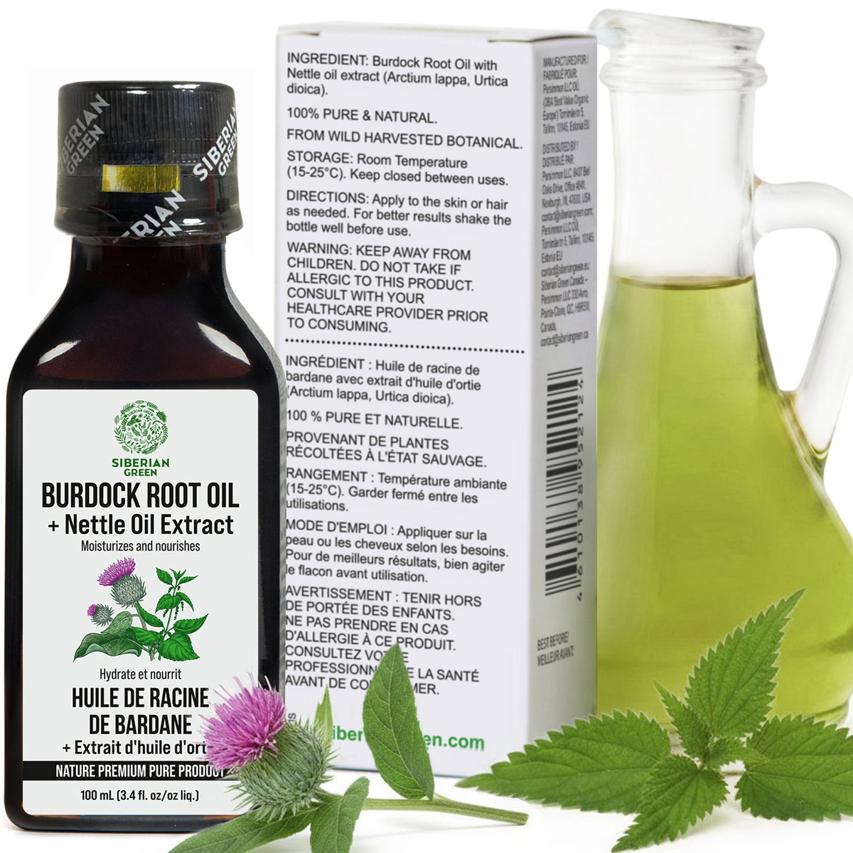 Burdock Oil with Nettle – Perfect Care for Your Hair