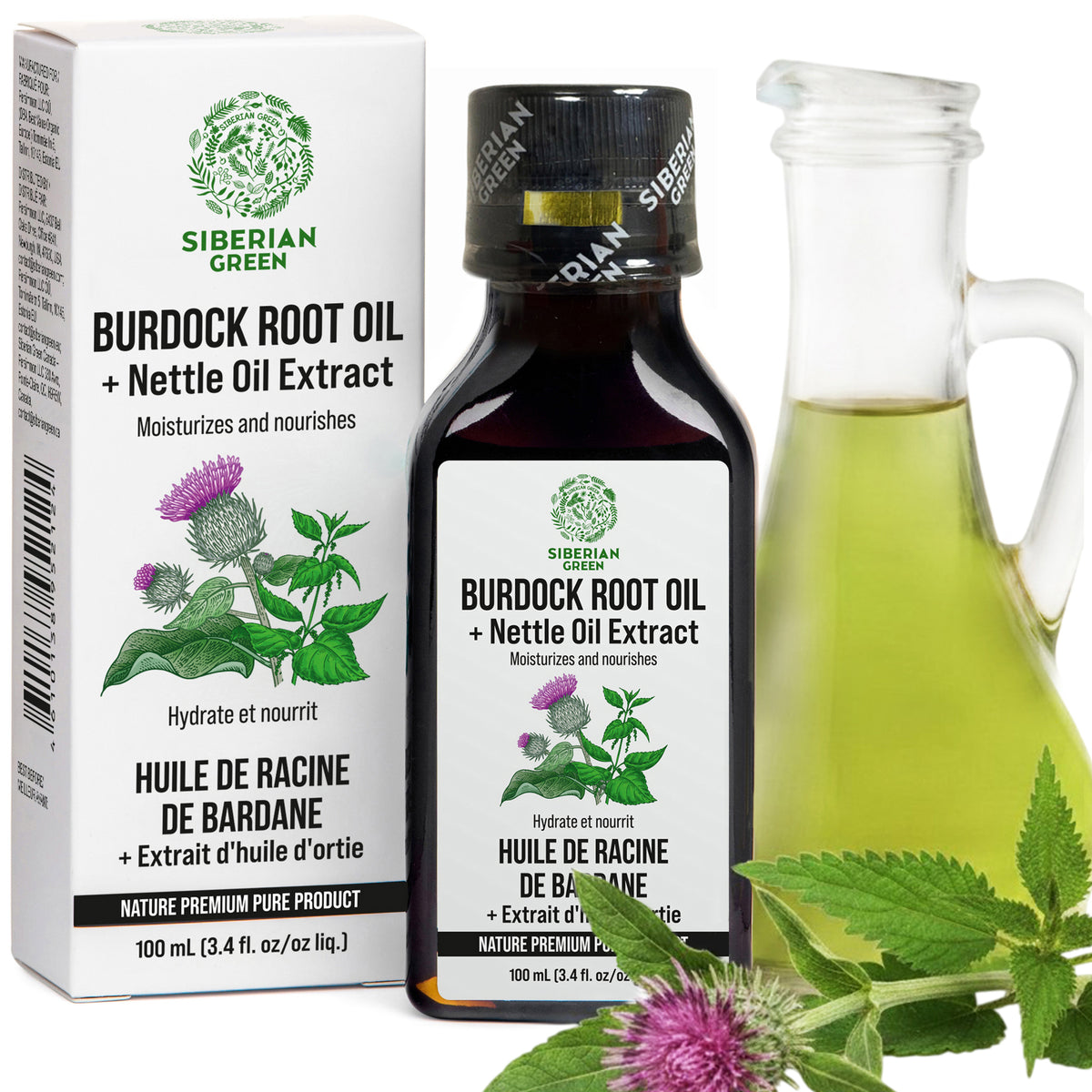 Burdock Oil with Nettle – Perfect Care for Your Hair