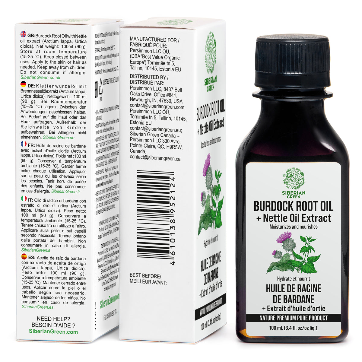 Burdock Oil with Nettle – Perfect Care for Your Hair