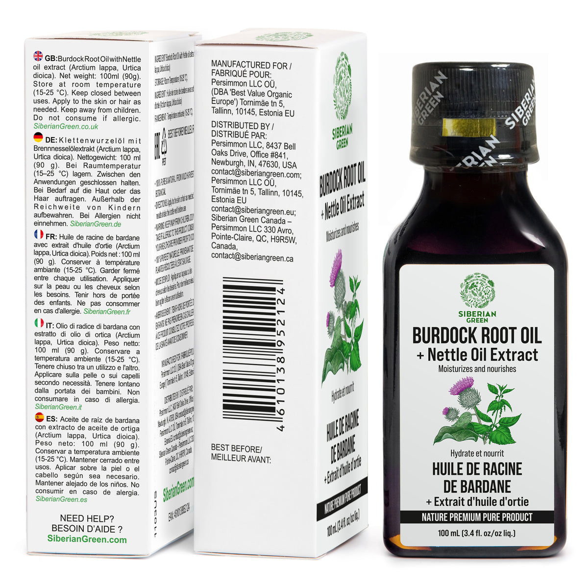 Burdock Oil with Nettle – Perfect Care for Your Hair