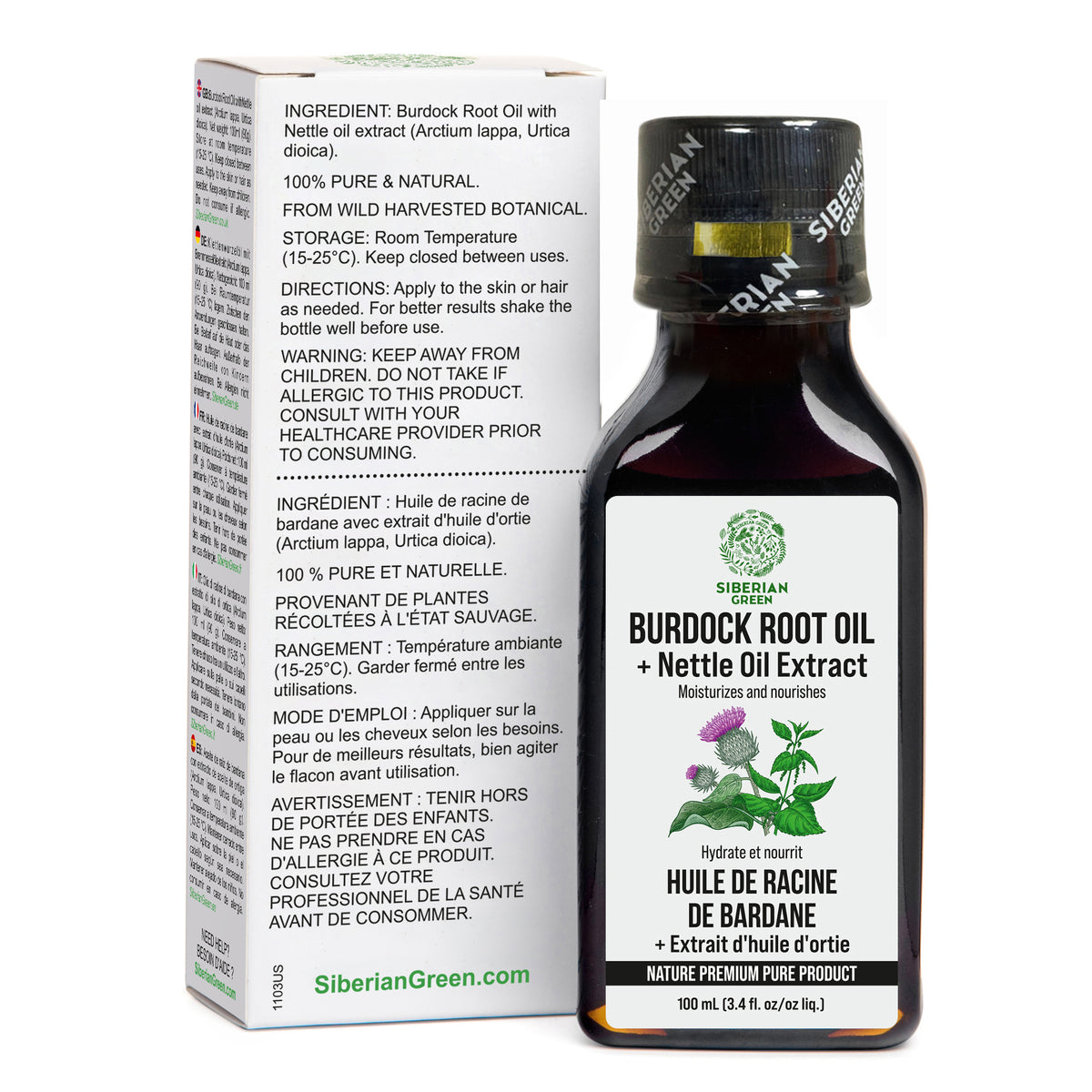 Burdock Oil with Nettle – Perfect Care for Your Hair