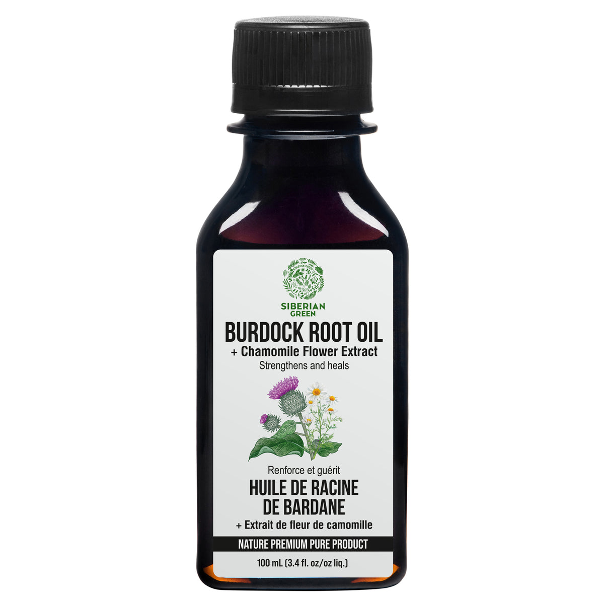 Burdock Oil Infused with Chamomile Extract – Natural Hair Care For Strength and Growth