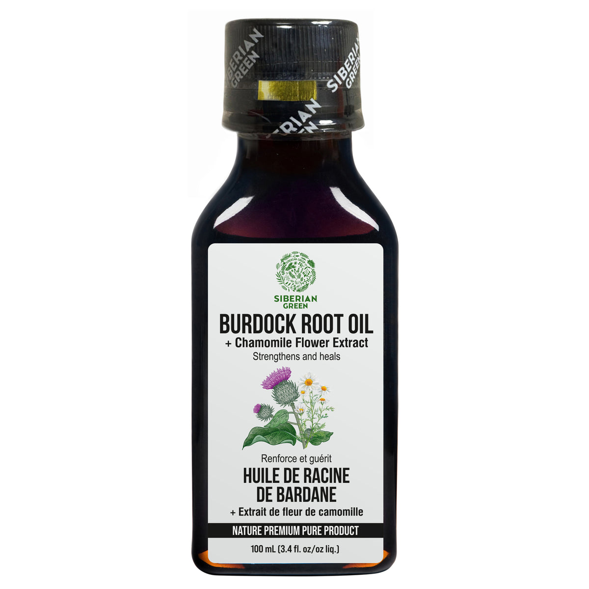 Burdock Oil Infused with Chamomile Extract – Natural Hair Care For Strength and Growth