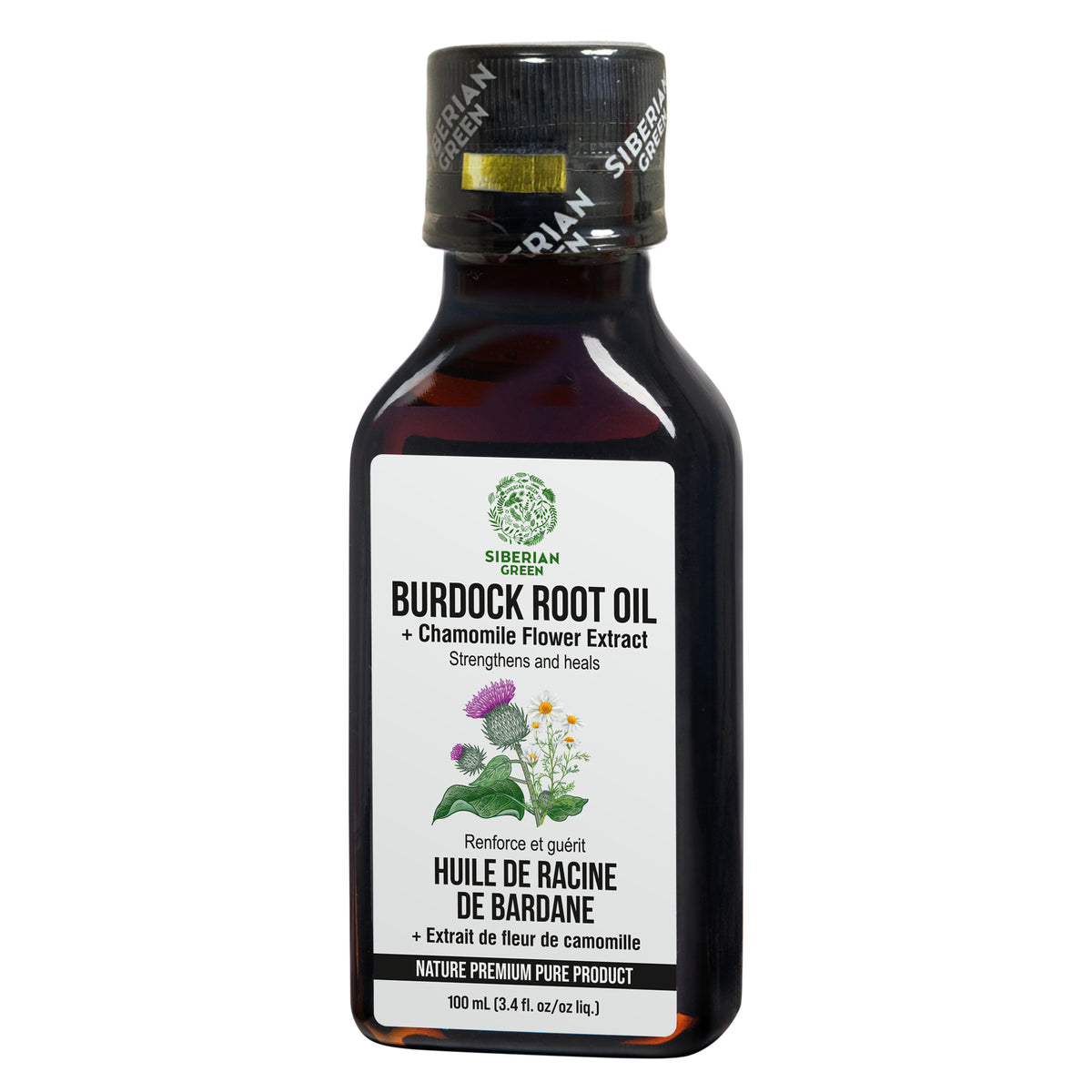 Burdock Oil Infused with Chamomile Extract – Natural Hair Care For Strength and Growth
