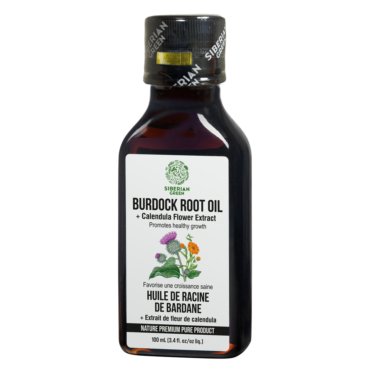 Organic Burdock Oil with Calendula Extract – For Stronger, Healthier Hair