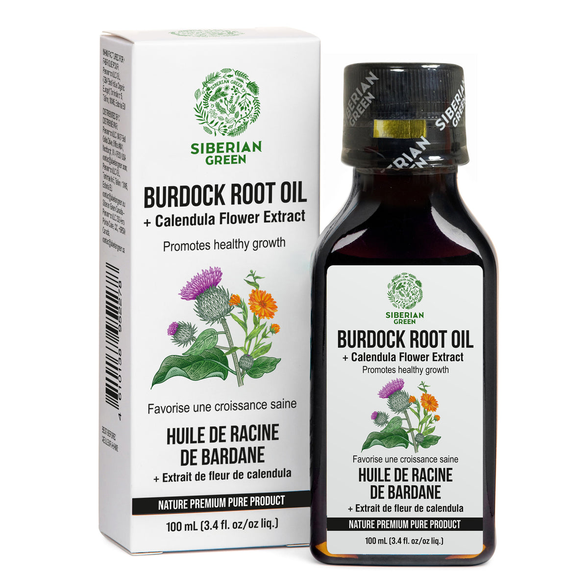 Organic Burdock Oil with Calendula Extract – For Stronger, Healthier Hair