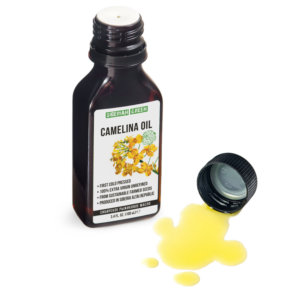 Siberian Camelina Oil | Extra Virgin Cold Pressed | 100ml