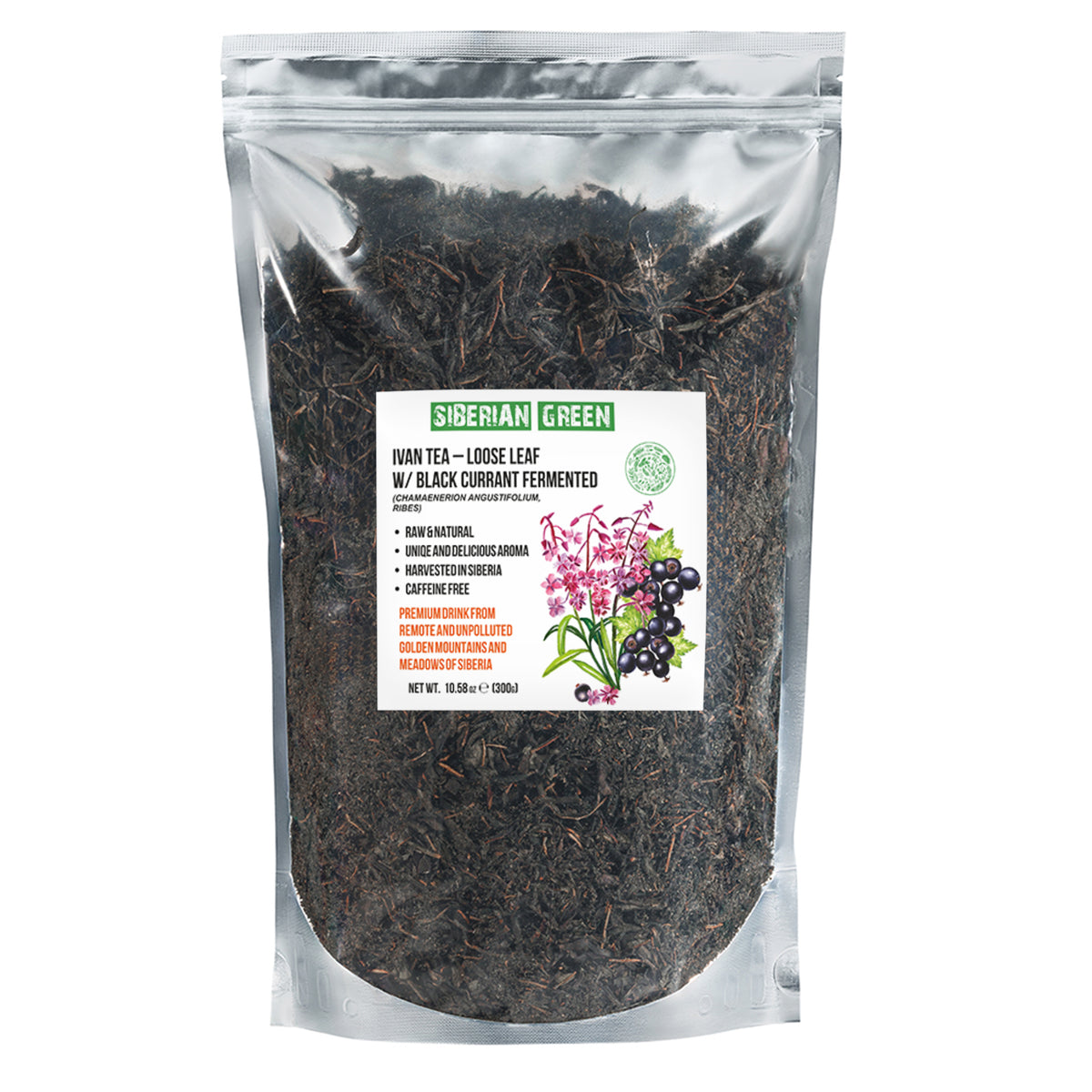 Ivan Tea Loose Leaf with Black Currant – Fermented Herbal Tea