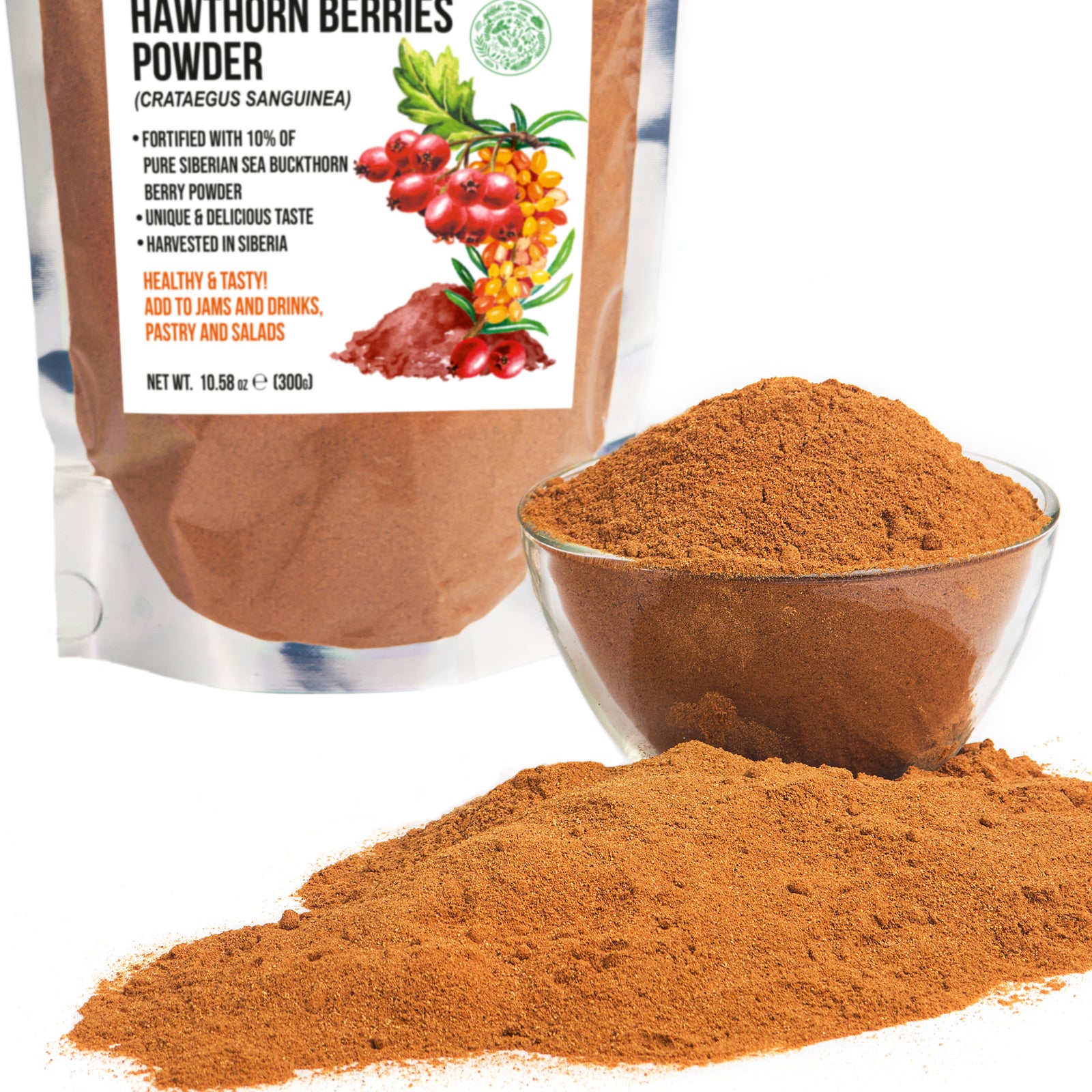 Siberian Hawthorn and Sea Buckthorn Powder