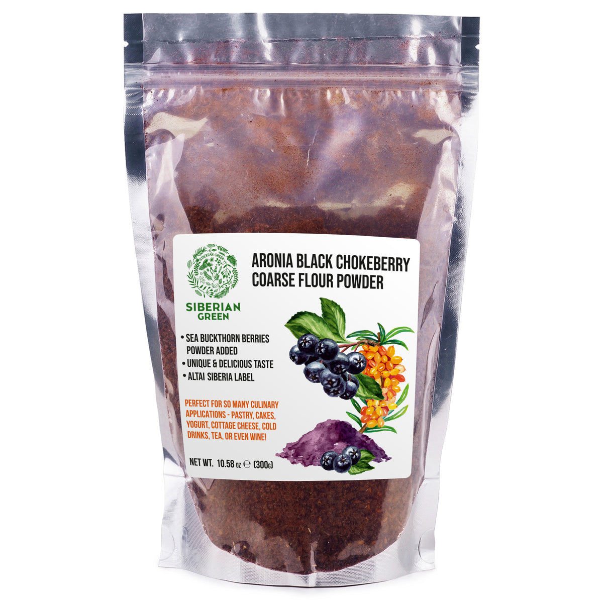 Aronia Black Chokeberry Powder with Sea Buckthorn berry powder – Superfood for a Healthy Diet in Australia