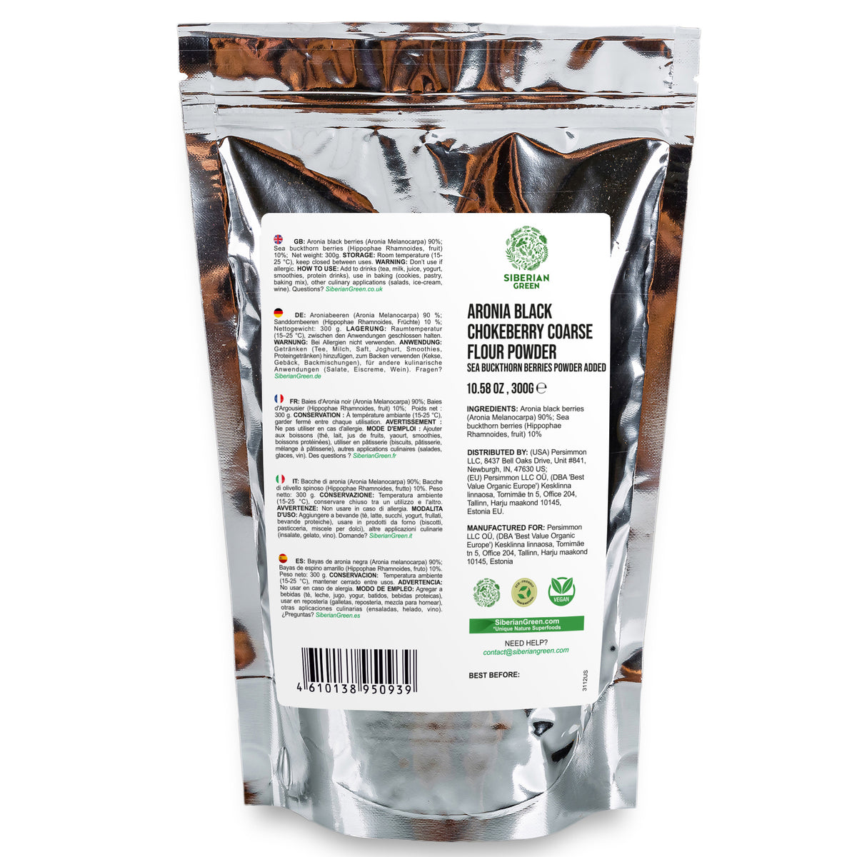Aronia Black Chokeberry Powder with Sea Buckthorn berry powder – Superfood for a Healthy Diet in Australia