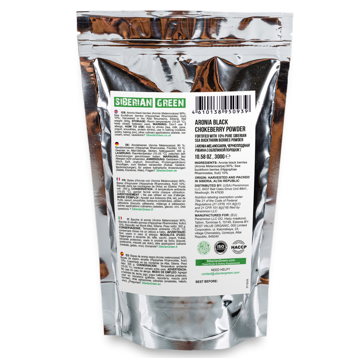 Aronia Black Chokeberry Powder with Sea Buckthorn berry powder – Superfood for a Healthy Diet in Australia