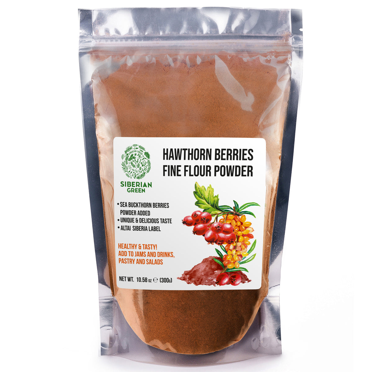 Siberian Hawthorn and Sea Buckthorn Powder – 300g