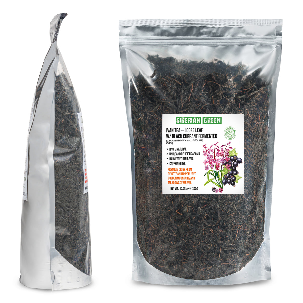 Ivan Tea Loose Leaf with Black Currant – Fermented Herbal Tea