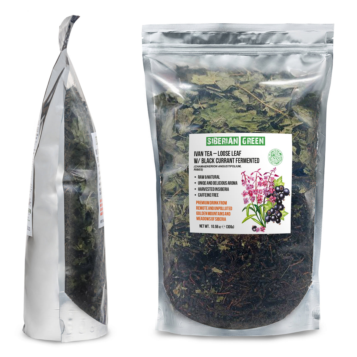 Ivan Tea Loose Leaf with Black Currant – Fermented Herbal Tea
