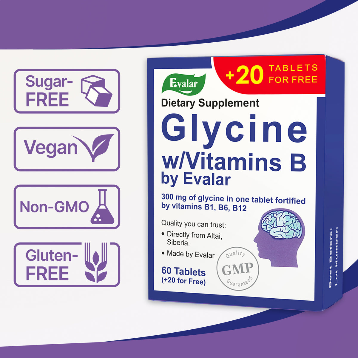 Glycine Forte Evalar 60 Tabs