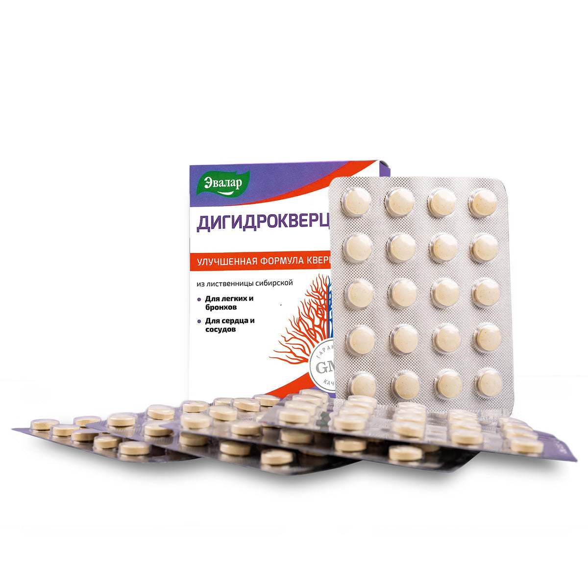 Dihydro Quercetin Evalar Siberian Pine Larch 100 Tabs