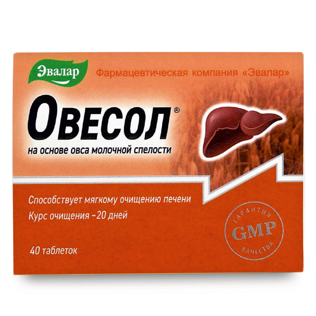 Ovesol Evalar Oat Extract 40 Tabs