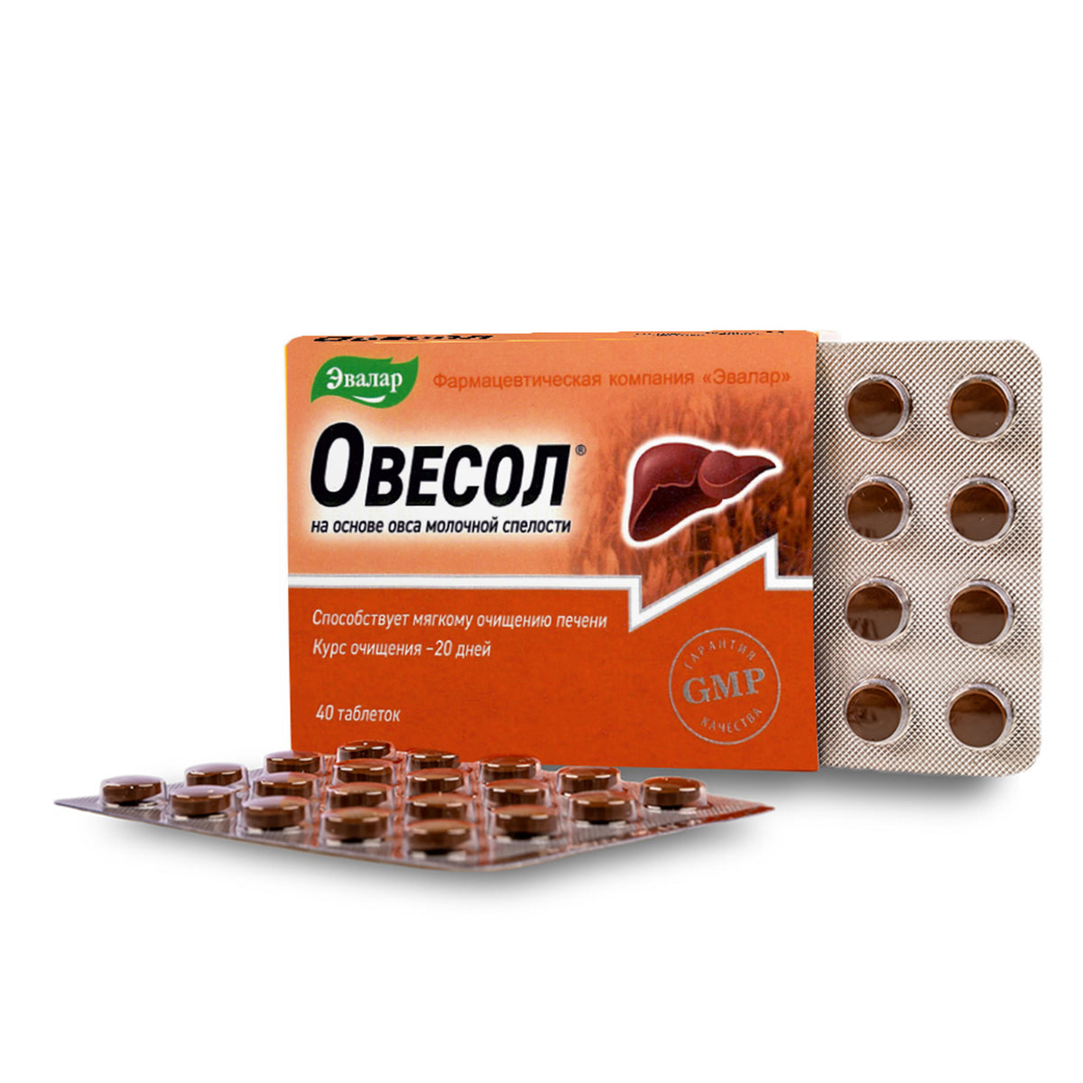 Ovesol Evalar Oat Extract 40 Tabs