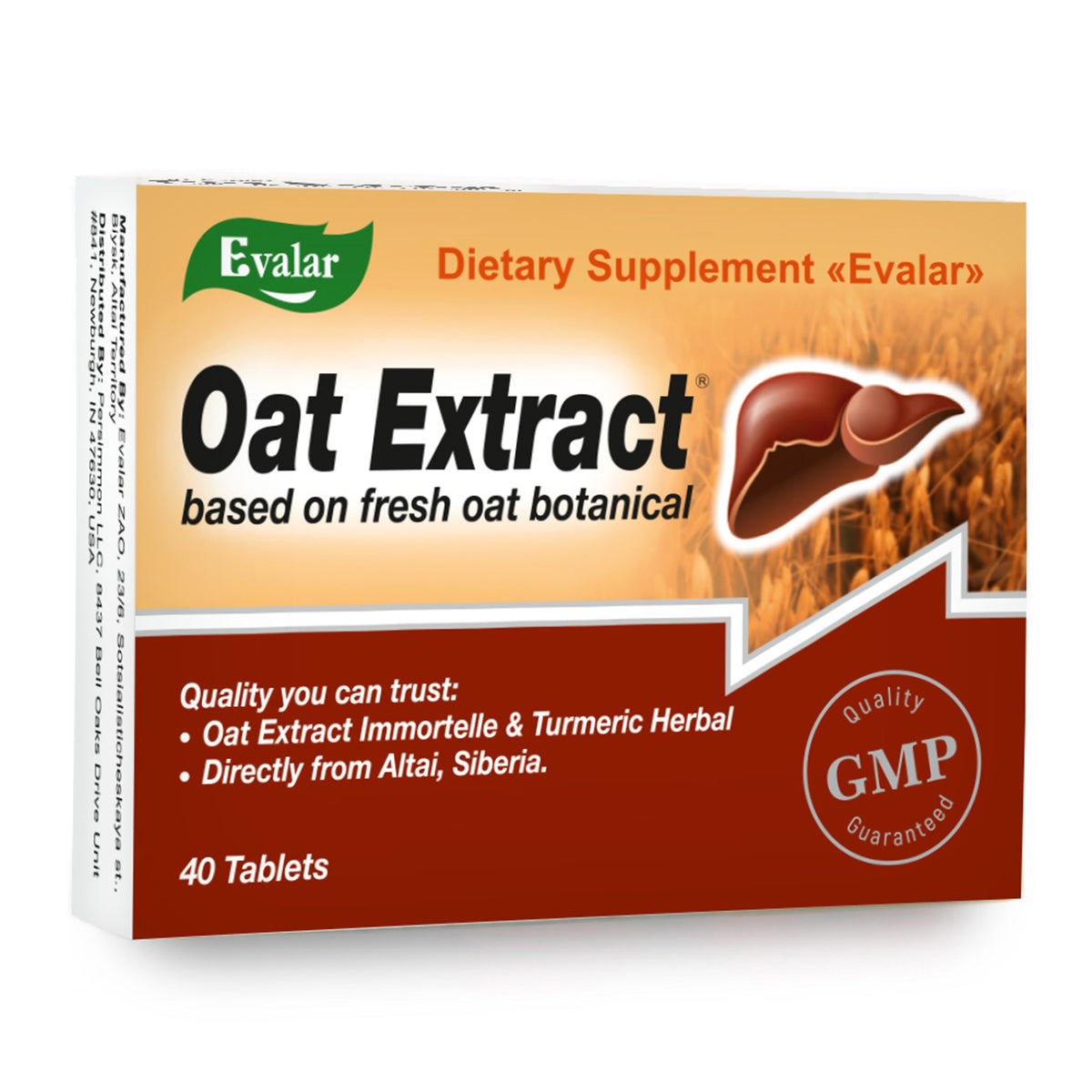 Ovesol Evalar Oat Extract 40 Tabs