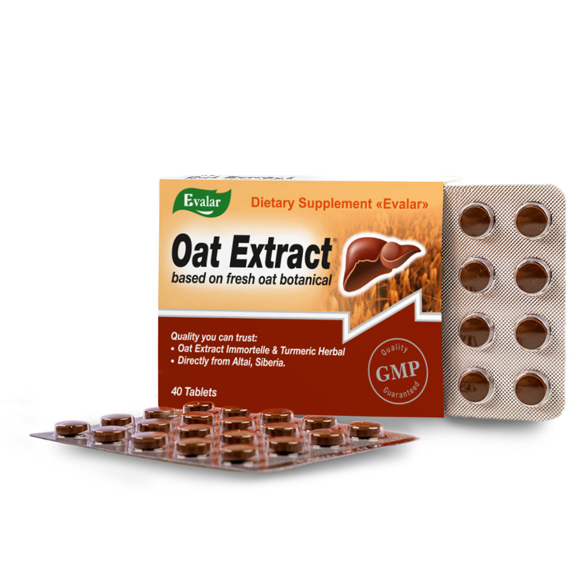 Ovesol Evalar Oat Extract 40 Tabs