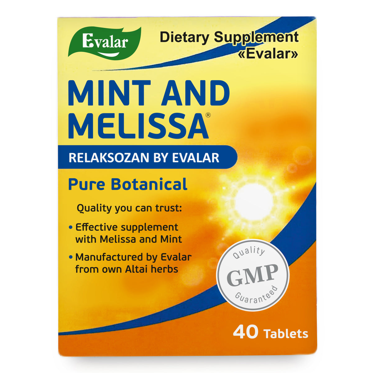 Evalar Melissa Mint 40 Tabs
