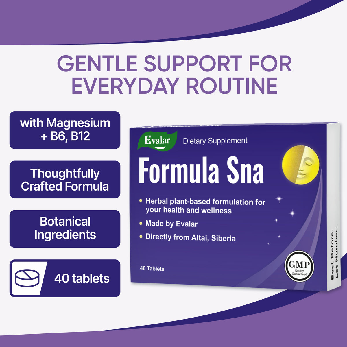 Siberian Herbs Vitamins by Evalar Formula 40 Tabs