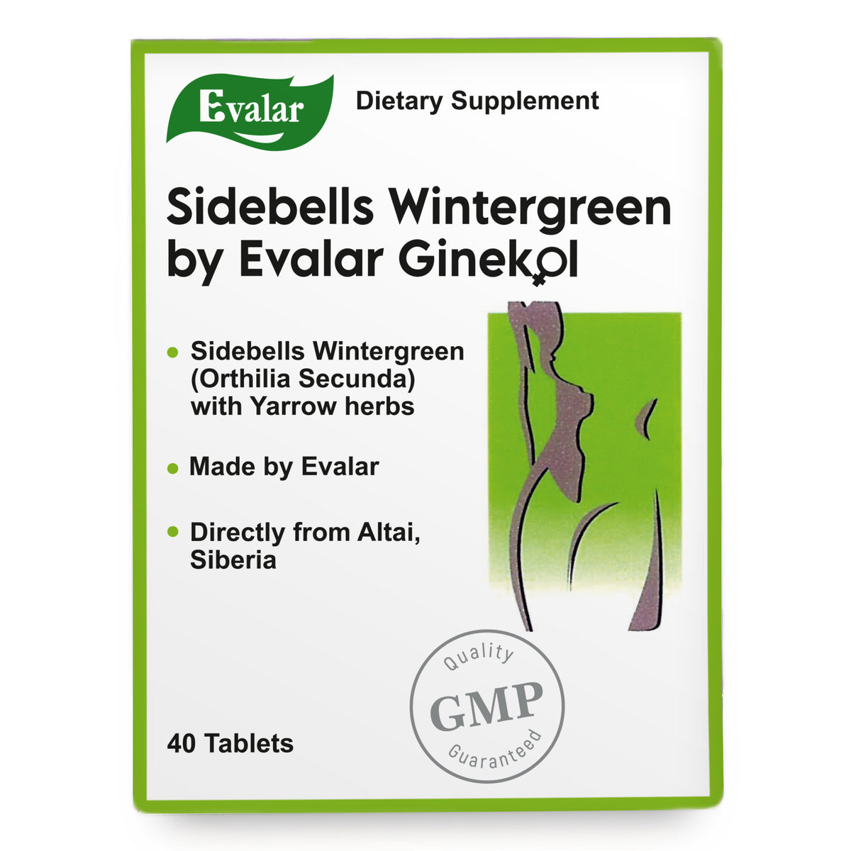 Orthilia Secunda Sidebells Wintergreen Yarrow Evalar 40 Tabs