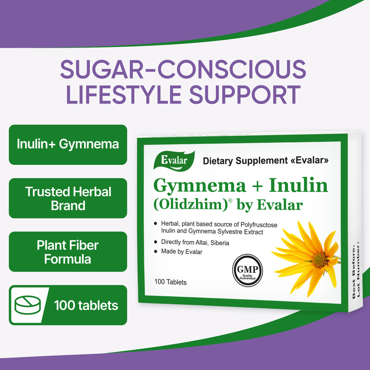 Gymnema by Evalar 100 Tabs