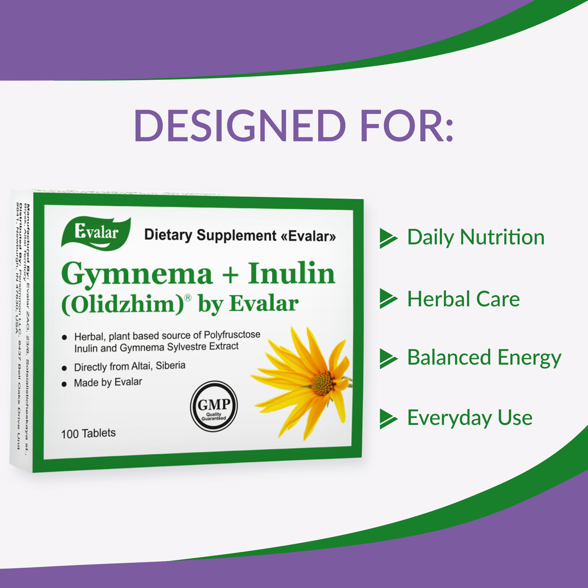 Gymnema by Evalar 100 Tabs