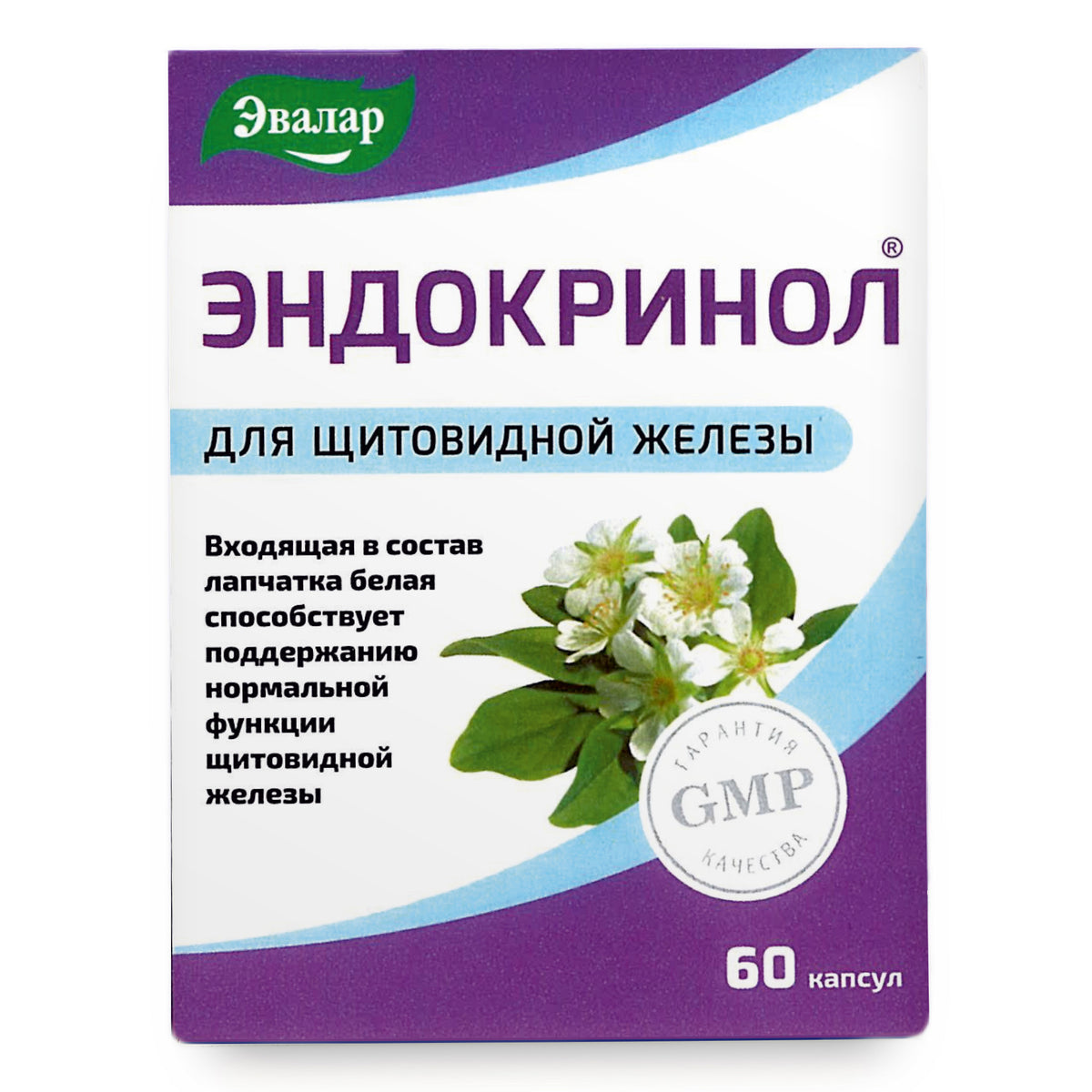 White Cinquefoil Potentilla Herb by Evalar 60 Caps