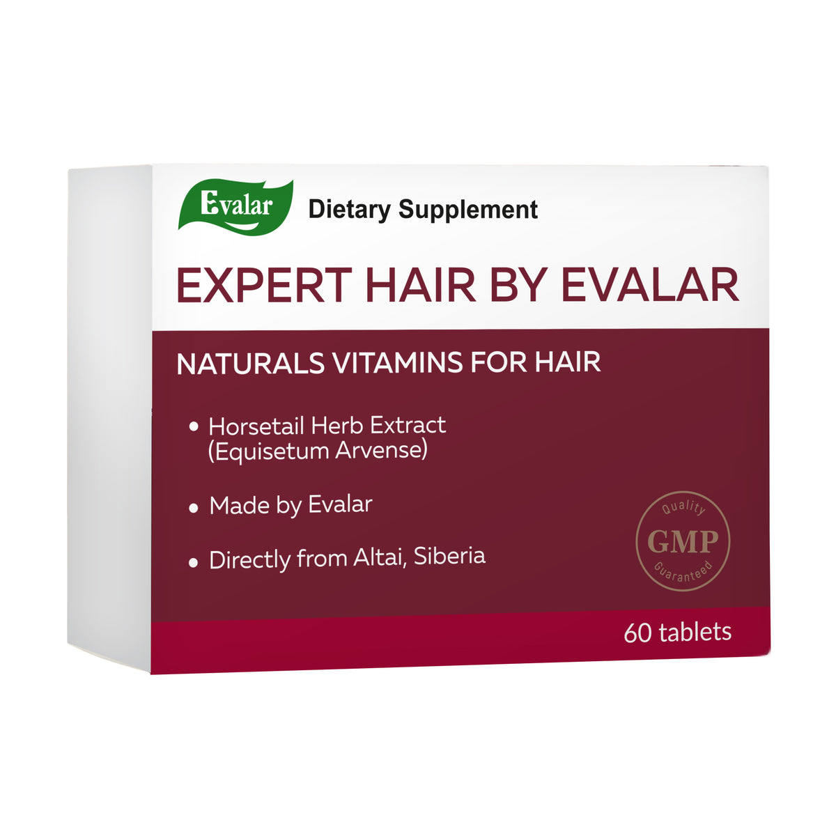 Expert Hair Horsetail Herb Equisetum Arvense Extract by Evalar 60 Tabs