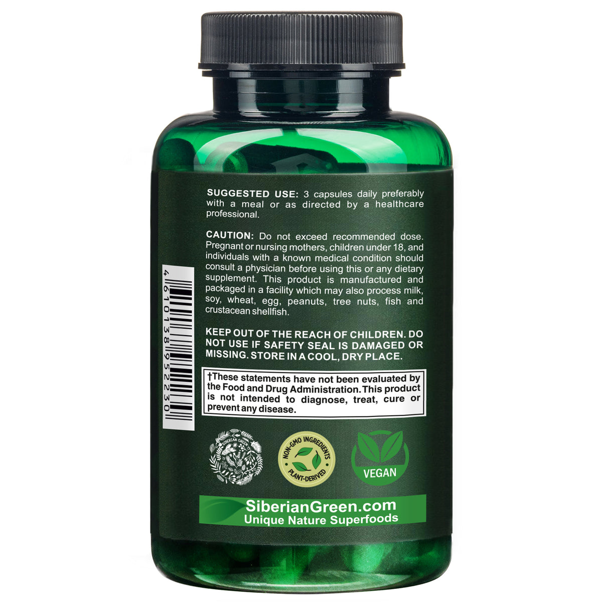 Siberian Wild Rhodiola Rosea Capsules – 350 mg – 90 Vegan Capsules