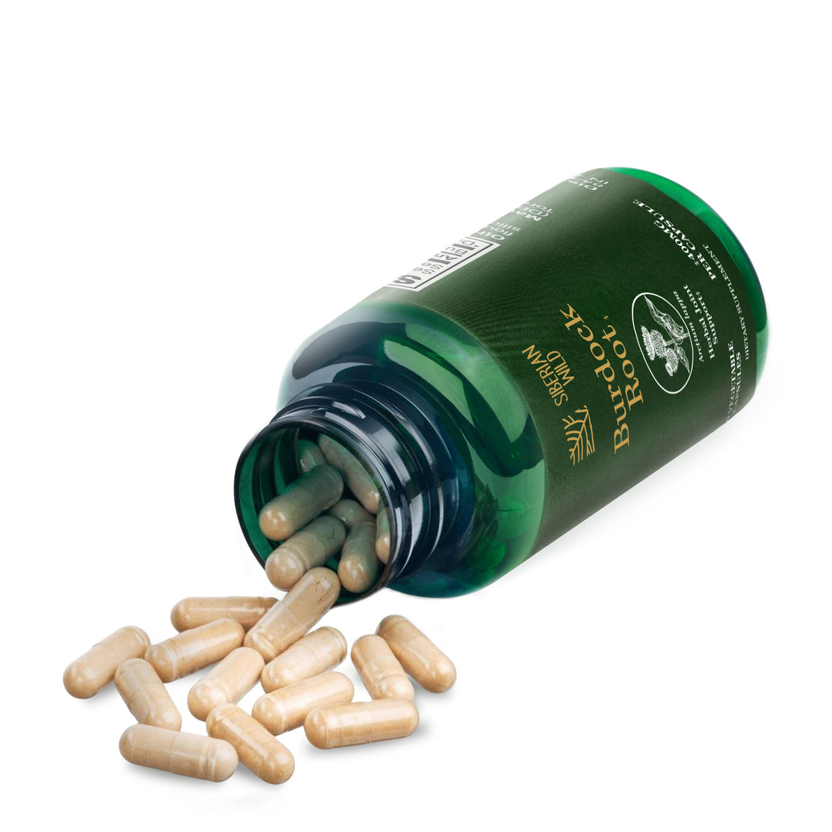 Siberian Wild Burdock Root Capsules – 1200mg