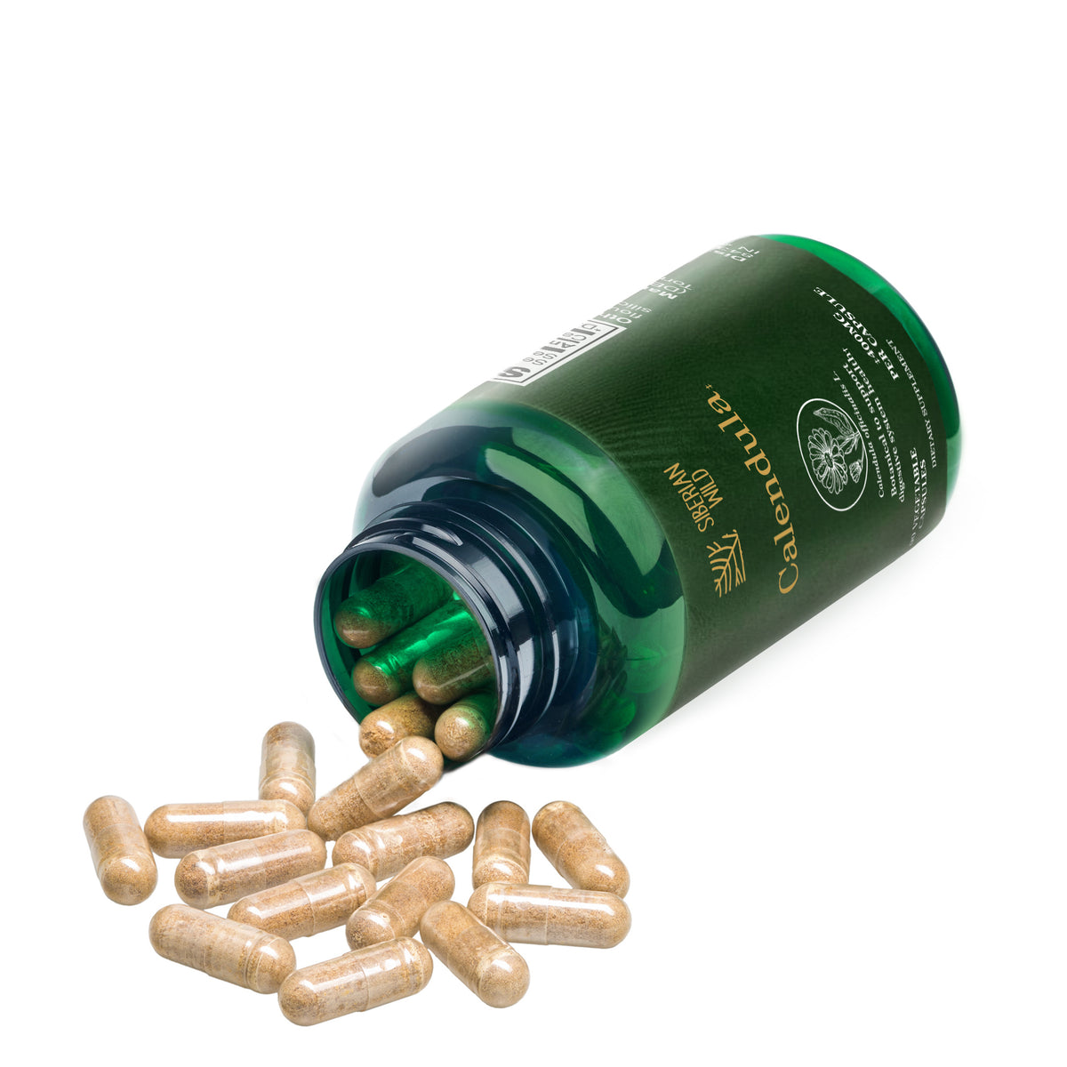 Siberian Wild Calendula Capsules – 1800mg – 90 Vegan Capsules