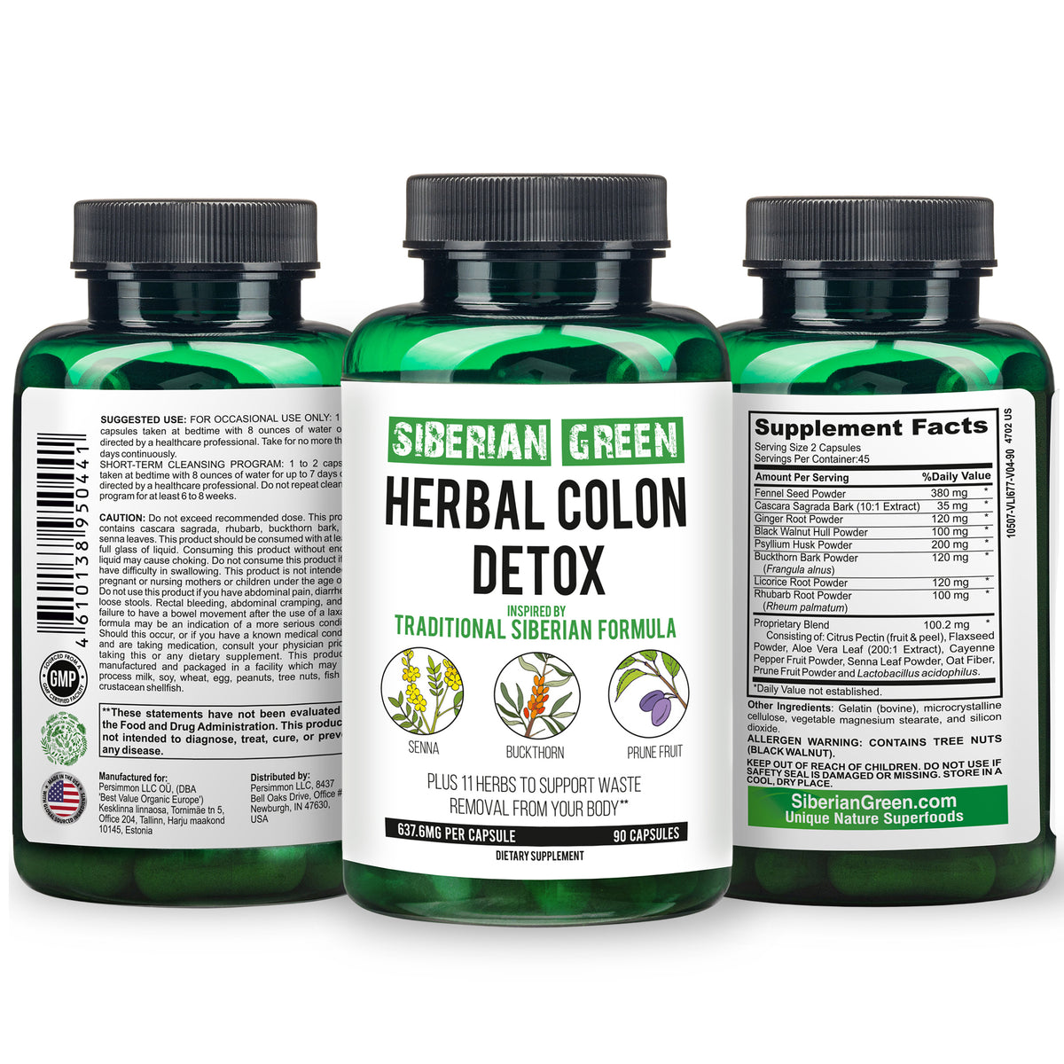 Herbal Colon Detox – Natural Colon Cleanse | Siberian Green