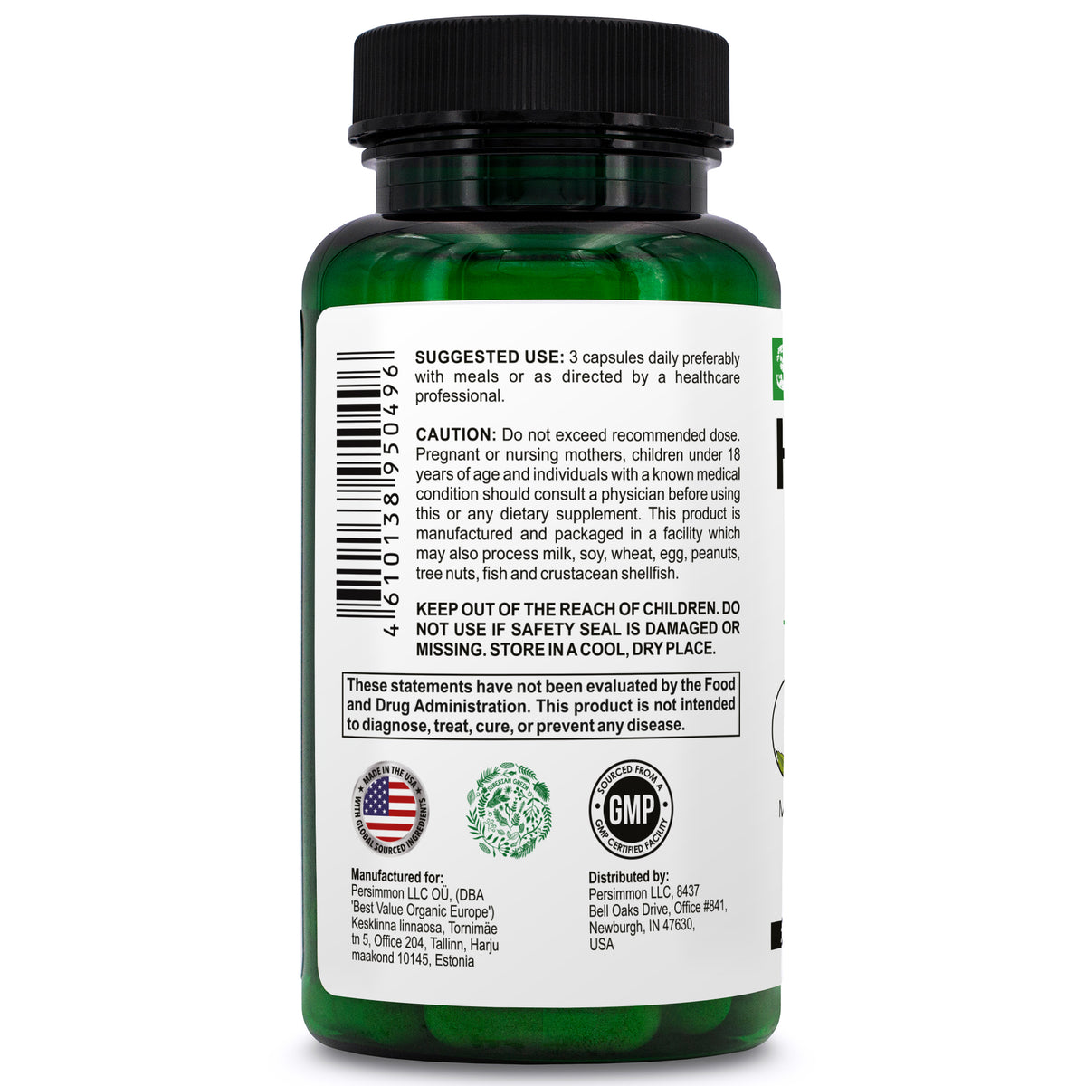 Herbal Liver Detox with Milk Thistle, Artichoke & Dandelion – 60 Capsules