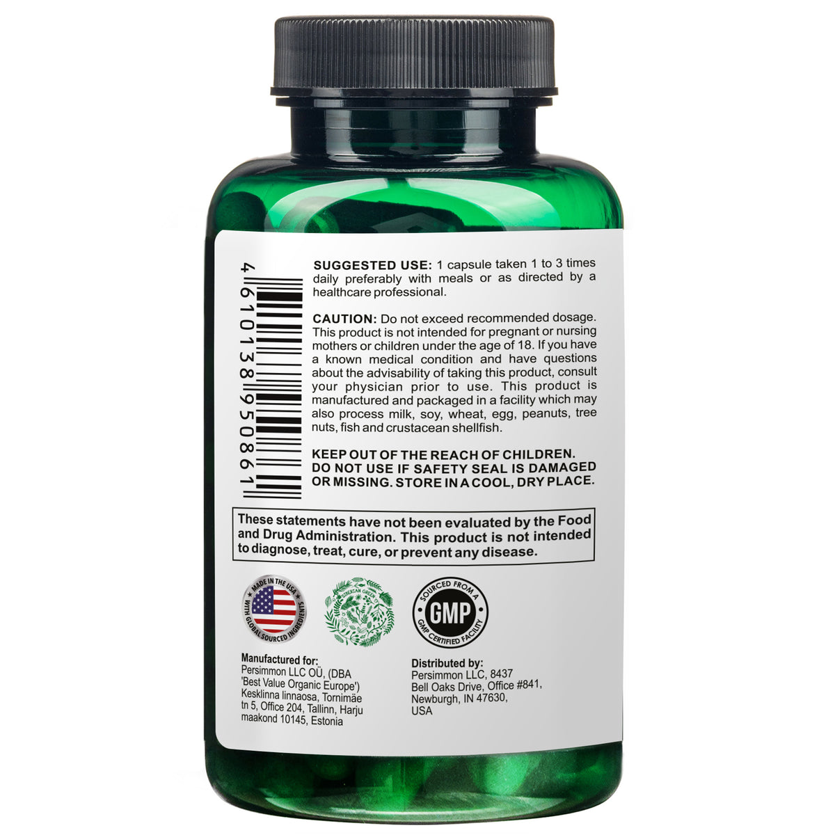 Siberian Green 6 Super Probiotics Bifido & Lacto Acidophilus 120 Caps - Traditional Siberian Formula