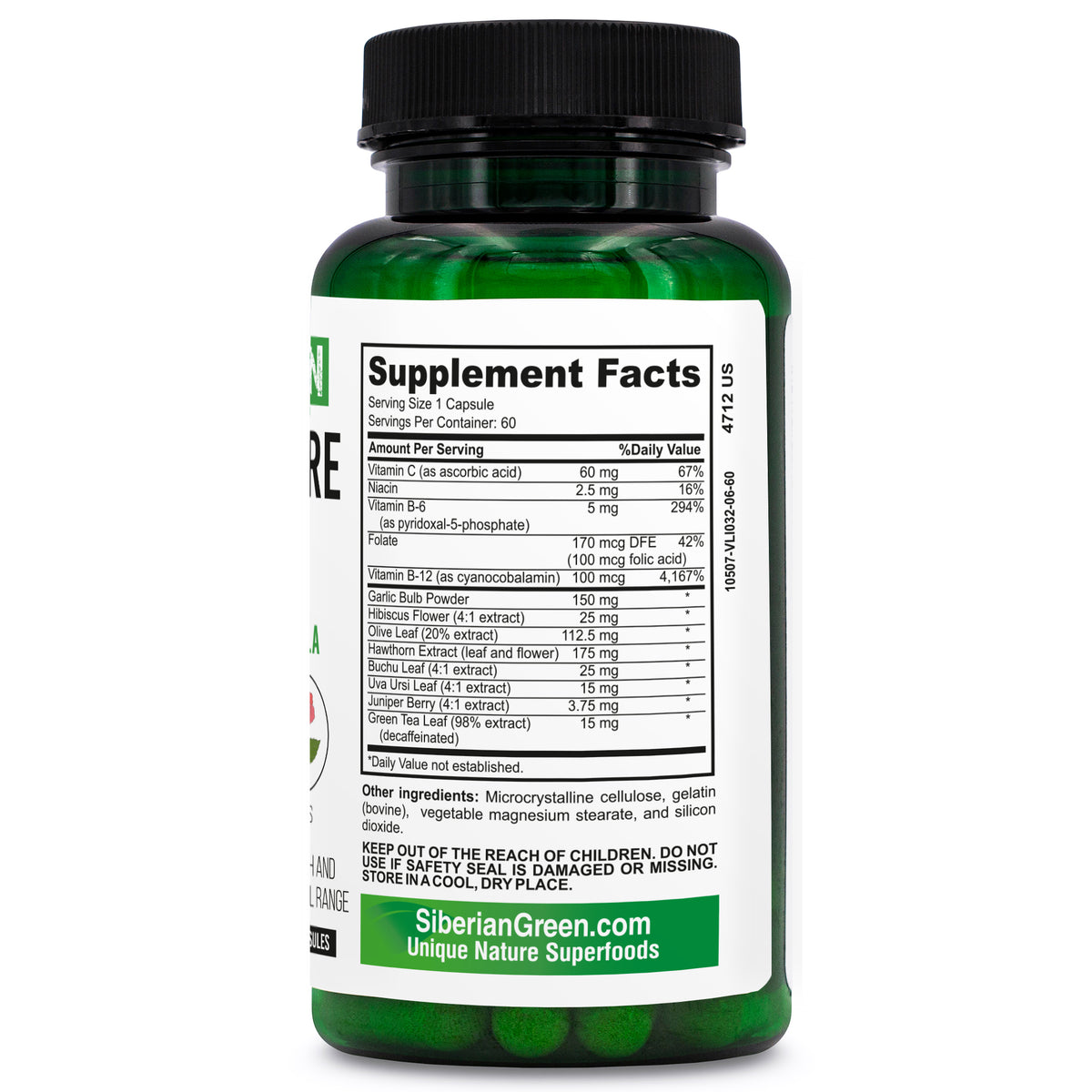 Best Hawthorn Supplement for High Blood Pressure: 60 tabs
