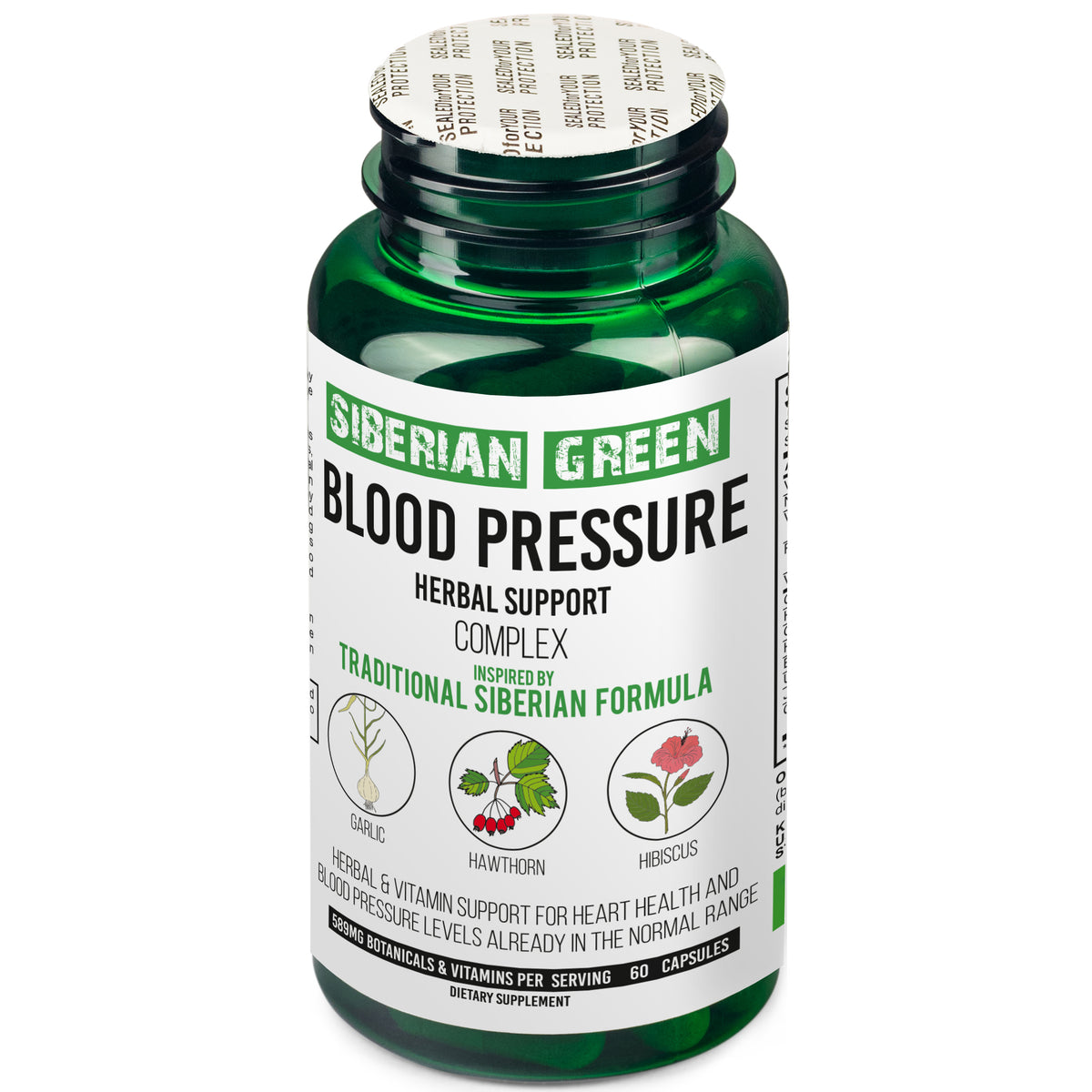 Best Hawthorn Supplement for High Blood Pressure: 60 tabs