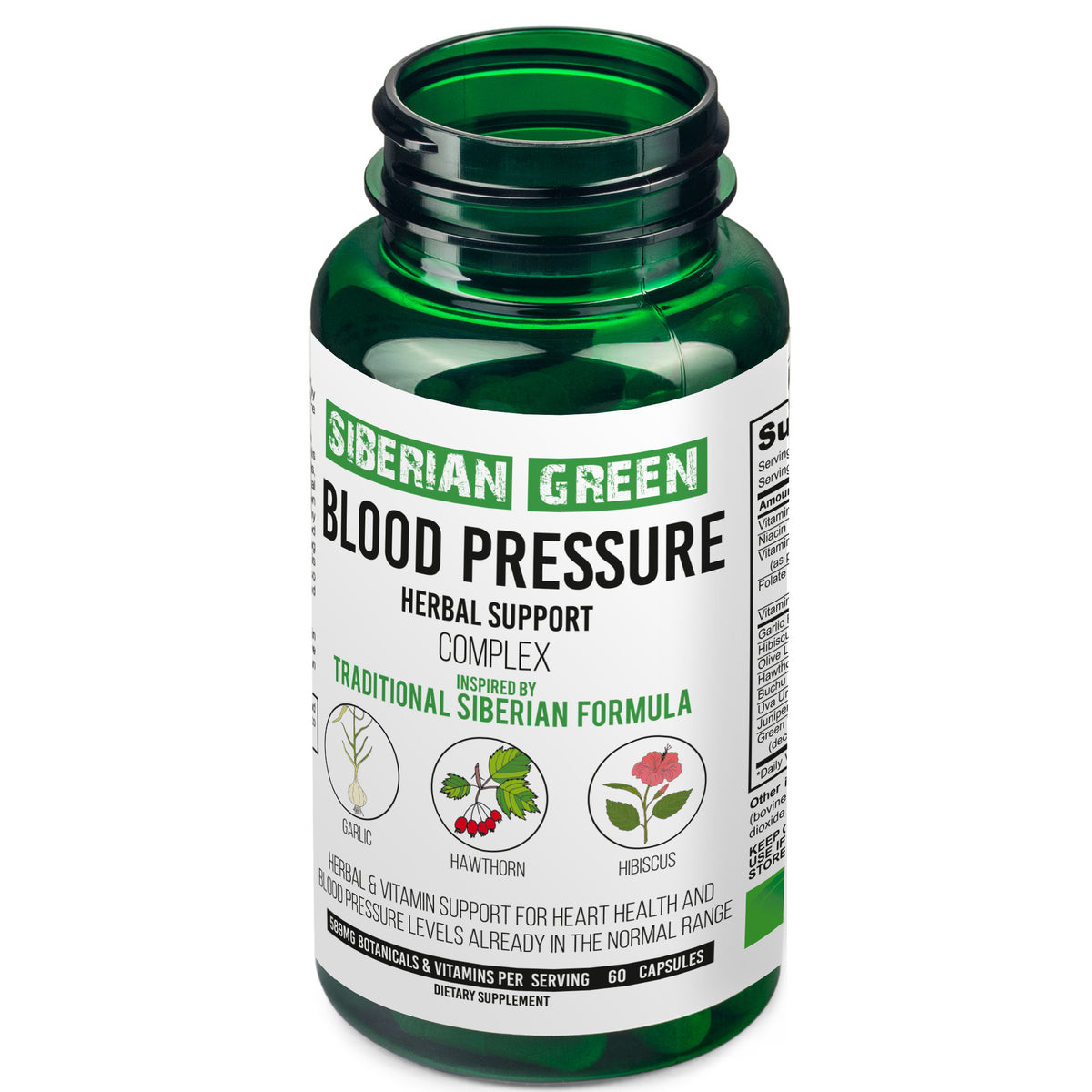 Best Hawthorn Supplement for High Blood Pressure: 60 tabs