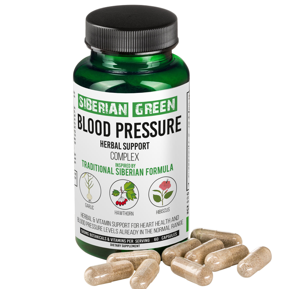 Best Hawthorn Supplement for High Blood Pressure: 60 tabs