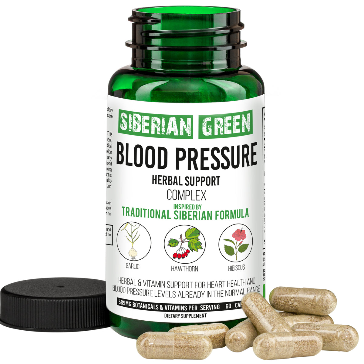 Best Hawthorn Supplement for High Blood Pressure: 60 tabs